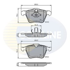 Brake Pads Set For Volvo XC70
