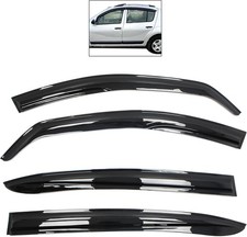 4PCS WIND DEFLECTORS FOR DACIA SANDERO MK2 2012-2020 RAIN SUN SMOKE GUARD