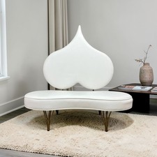 Sofa settee bench Italy White
