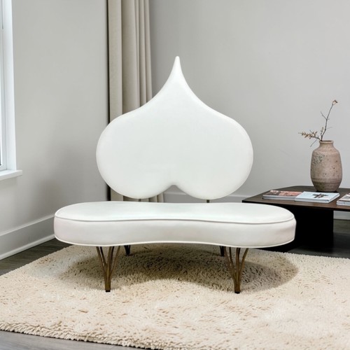 Sofa settee bench italy - bench, white
