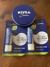 Nivea Bundle Lip Care 2x Balms
