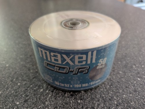 Maxell 700mb 52x speed - maxell,