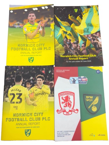 Norwich city annual reports - fc,