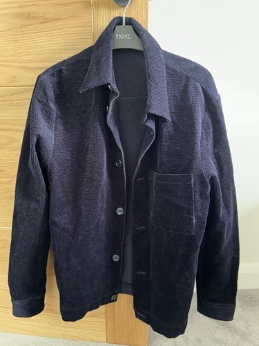 Zara corduroy overshirt blue - zara,