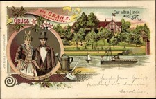 Litho Hamburg Harburg Cranz Neuenfelde, Zur alten Linde,... - 4141911