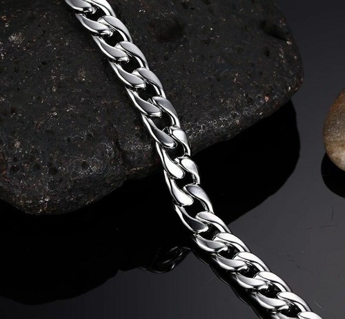 Silver thick solid - silver, 12mm