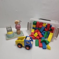 Wooden Toy Stacker Blocks
