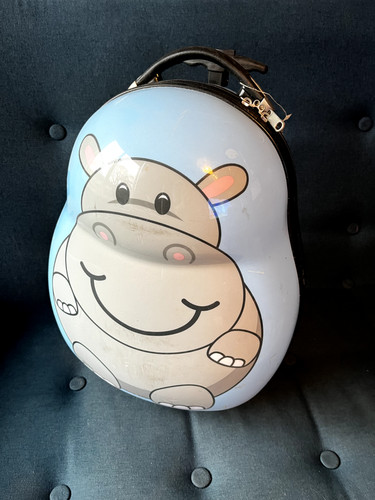 Children hippo luggage - hippo,
