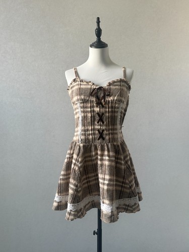 Liz lisa brown plaid tweed - lisa,