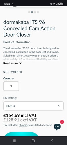 Its96 consealed over head door - consealed,