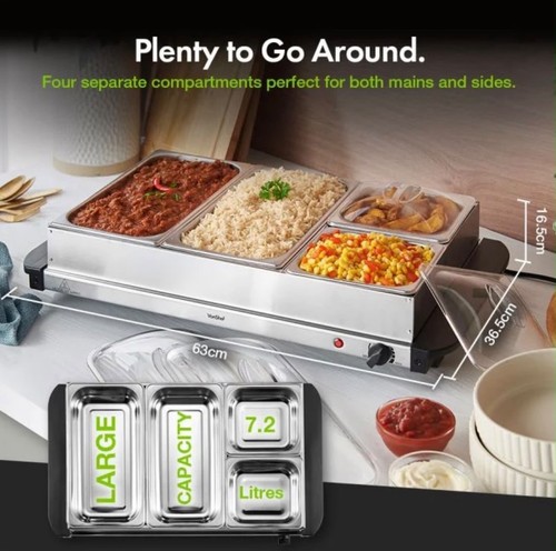 Vonshef food warmer and hot - and,