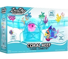ZHU ZHU AQUARIUM 🐟  CORAL REEF TUNNEL COMBO SET 🐟  - Pets Age 4+