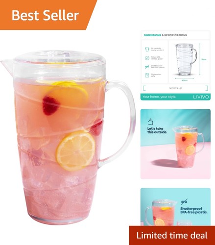 Elegant litre clear plastic - 2,