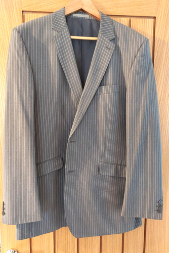 Burton greychalk stripe suit - burton,