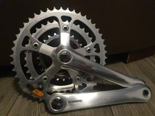Shimano Deore XT M730 Triple Chainset FC-M730 7s 21 speed  M732 M735 VGC 