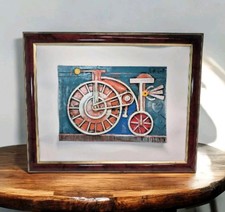 Vtg 2003 Mixed Media Framed 3D