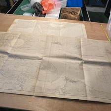 Vintage Large Scale Map Of