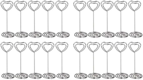 Elegant silver heart photo - 20,