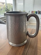 English pewter tankard dowlais - english,