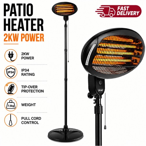 2kw electric patio heater - electric,