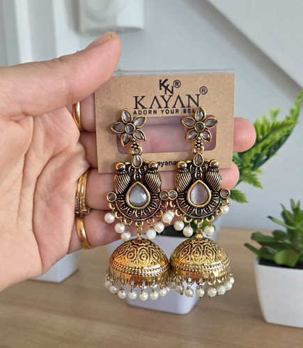 Asian kayan gold - tone, ethnic