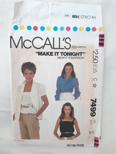 Sewing pattern Camisole (cut)