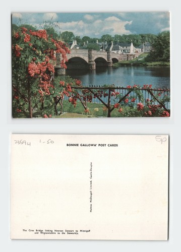 Vintage postcard cree - postcard, bridge