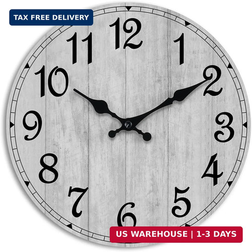 Wall clock rustic - wall, clock,