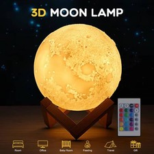 3D Moon Night Light Romantic