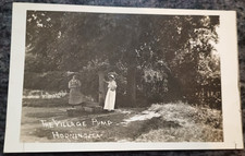 Horningsea  Village Pump  Nr Cambridge Photo Postcard women with buckets at Pump
