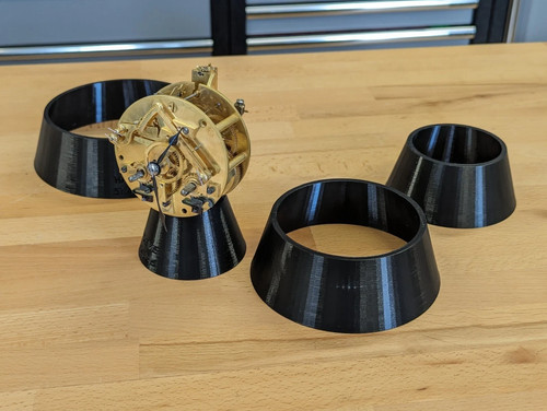 Clock movement holder - clock, rings