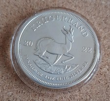 1 oz Silver Krugerrand 2022 South Africa 1 oz 999 Fine  Coin