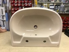 TWYFORDS NOCTURNE BASIN, 600MM, 2 TAP HOLE OPTION IN ROSEWATER