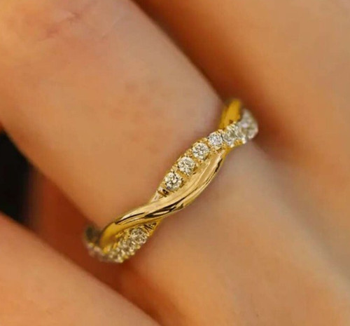 18k gold plated ring - plated,