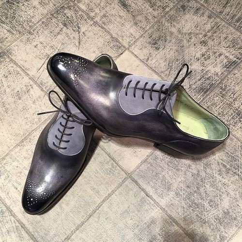 Handmade men black leather - handmade,