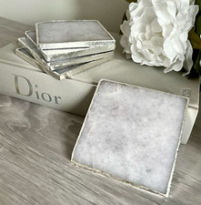 Crystal Coasters -White and