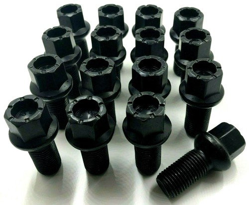 Alloy wheel bolts black - x,