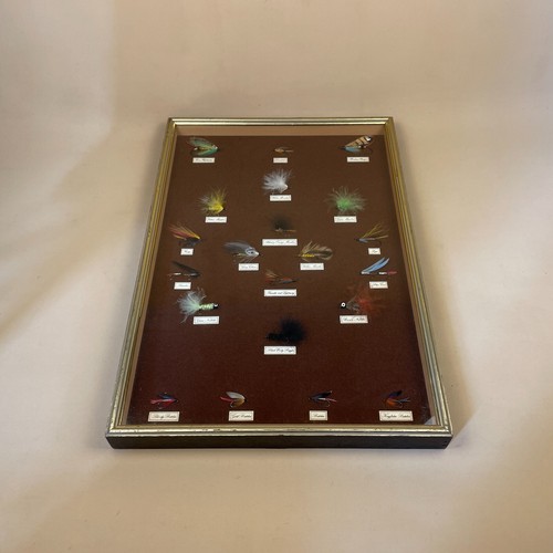 Framed fishing flies lures - framed,