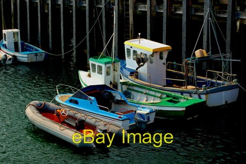 Photo 6x4 small - fishing, boats