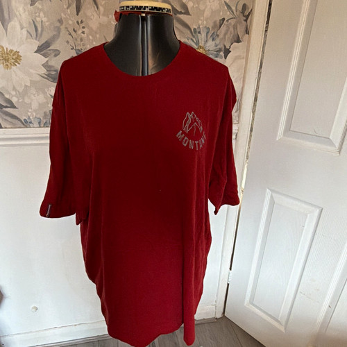 Montane red graphic print - red,