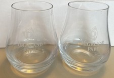 2 x Collectable Highland Park Whisky Glasses - Lovely Gift Idea For Whisky Fan
