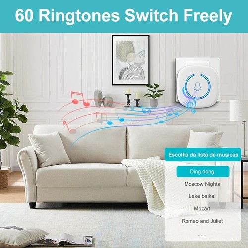 Waterproof wireless door bells - wireless,