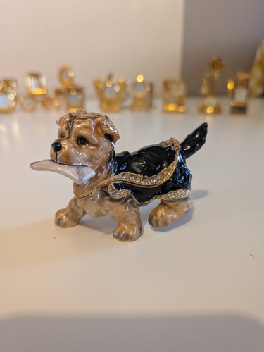 Trinket box yorkshire terrier - trinket,