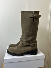 FENDI Suede Embossed FF Motif