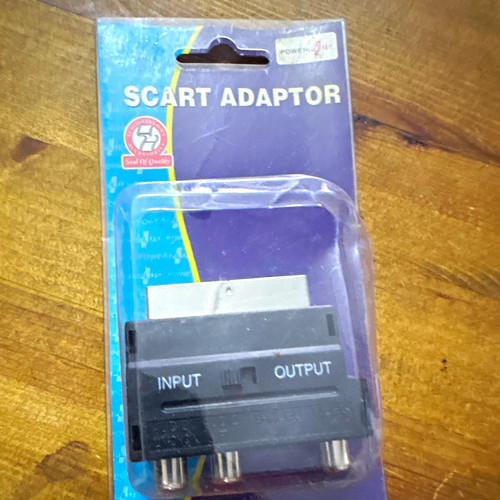 Powerplus scart rca phono - 3, rca/phono