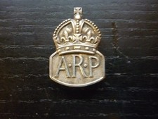 ww2 british arp silver lapel