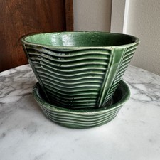 McCoy Pottery Green Ripple