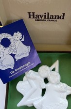 Haviland Limoges France Christmas Ornament The Star Angels 1988 White Porcelain