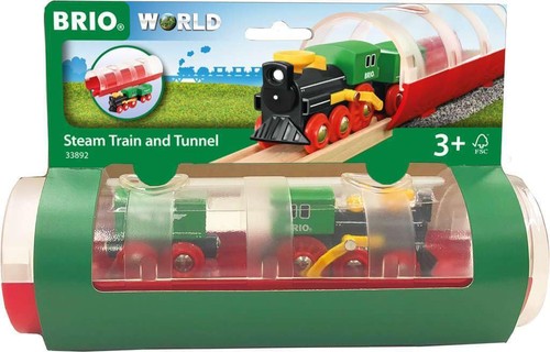 Brio steam train tunnel - steam,