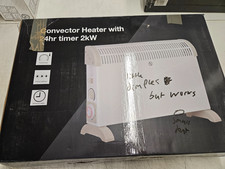 2Kw CONVECTOR HEATER WITH TIMER 750/1250/2000W 240V FREESTANDING READ LISTING 3